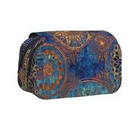 FEYUNYAN Trousse à crayons double couche, grande capacité en tissu Oxford durable, organiseur de papeterie pour fournitures scolaires, examens de voyage, sac de rangement pour fille et garçon, cadeau