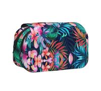 FEYUNYAN Trousse à crayons double couche, grande capacité en tissu Oxford durable, organiseur de papeterie pour fournitures scolaires, examens de voyage, sac de rangement pour fille et garçon, 20 x 11