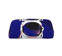 FEYUNYAN Trousse à crayons en cuir, trousse de maquillage en PVC de qualité supérieure, 8 x 5,5 x 20,5 cm, pochette à crayons Cool Man in Galaxy, pochette de voyage étanche avec rembourrage