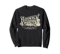 Fezziwigs Boule de Noël Victorienne, Scrooge, Blanc Sweatshirt