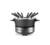 Taurus Appareil à fondue FF2 1000 W 2 L 8 personnes Température réglable Sans PFOA Noir/Inox
