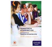 FFA FINANCIAL ACCOUNTING STUDY TEXT by Kaplan Publishing Inconnu (Auteur)