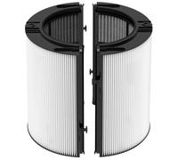 FFAC Filtre à charbon HEPA 360° en verre pour ventilateur de purification Dyson TP07 TP7B TP09 TP10 TP06, 2 en 1 H13 True HEPA compatible avec purificateurs d'air Dyson