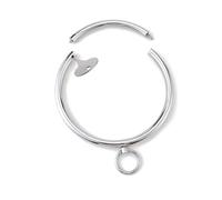FFBHBLD Collier D'esclave en Acier Inoxydable, Colliers Ronds Verrouillables, Collier de Contrainte Fétichiste, Colliers Sexuels, Jeux Érotiques Fétichistes, Jouets Sexuels pour Couples, Métallisé