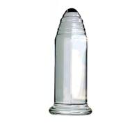 FFBHBLD Gode Anal Géant en Verre Transparent, Très Grand Gode en Verre, Plug Anal en Cristal Lisse, Dilatateur D'anus, Perles Anales, Vagin, Masturbation, Jouets Sexuels SM,4.5cm