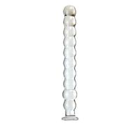 FFBHBLD Perles Anales en Verre, Gros Plug Anal, Jouet Gay Transparent - Gode Anal en Cristal, Double Gode, Plug Anal, Perles Anales, Jouets Anaux Transparent,A