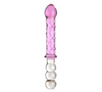 FFBHBLD Perles Anales en Verre, Gros Plug Anal, Jouet Gay Transparent - Gode Anal en Cristal, Double Gode, Plug Anal, Perles Anales, Jouets Anaux Transparent,C