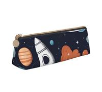 FFCVZAA Trousse à crayons avec imprimé fusée dans l'espace pour l'école, le bureau, les garçons et les filles