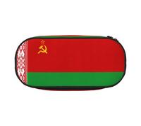 FFCVZAA Trousse de toilette avec motif drapeau de la Biélorussie - Tendance - Pour voyage, maquillage, école, étudiant, Noir , Taille unique, Organiseur de sac