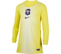 FFF 2025/26 Stadium Gardien De But Maillot De Foot À Manches Longues Replica Nike Dri-Fit pour Ado, Lightening/Coconut Milk/Black, HM9792-718, S