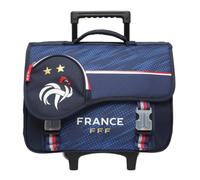 FFF Cartable à roulettes Equipe de France 41cm 2compartiments bleu
