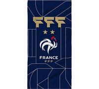 FFF Drap de bain Fédération Française de Foot Construction 75x150 cm