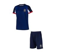 FFF Ensemble Maillot Short Collection Officielle Equipe de France de Football - 14 Ans