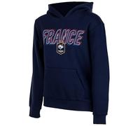 FFF Sweat Capuche Fan Collection Officielle Equipe de France de Football - Taille Enfant 12 Ans
