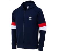FFF Sweat zippé Capuche Collection Officielle Equipe de France de Football - Garçon 4 Ans