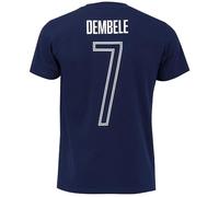 FFF T-Shirt Enfant Ousmane Dembélé - Collection Officielle Equipe de France de Football - 14 Ans