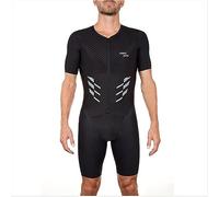 FFFF & OLFEH Triathlon Tri Costume, Trifonction Hommes sans Manches Combinaison Triathlon, Respirant SéChage Rapide Ensemble Body pour Le Cyclisme de Sport en Plein Air (TYPE7,M)