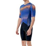 FFFF & OLFEH Triathlon Tri Costume, Trifonction Hommes sans Manches Combinaison Triathlon, Respirant SéChage Rapide Ensemble Body pour Le Cyclisme de Sport en Plein Air (TYPE10,XXL)