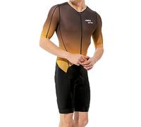 FFFF & OLFEH Triathlon Tri Costume, Trifonction Hommes sans Manches Combinaison Triathlon, Respirant SéChage Rapide Ensemble Body pour Le Cyclisme de Sport en Plein Air (TYPE9,XL)