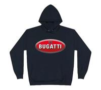 fffresttv Bugatti Racing Logo Men's Black Hoodie Sweatshirt Size S-3XL Black M