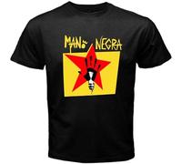 fffresttv DuPu Mano Negra Manu Chao Men's Black T-Shirt Black M