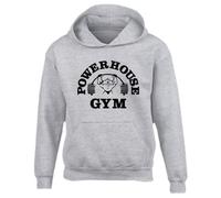 fffresttv Powerhouse Gym Men's Grey Hoodie Sweatshirt Size S-3XL Grey M