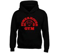 fffresttv Powerhouse Gym Red Men's Black Hoodie Sweatshirt Size S-3XL Black S
