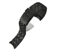 FFHAO Bracelet de montre en acier inoxydable massif 22 mm 21 mm pour Tissot Seastar T120417 T120407 T120 Argenté, 22mm, Agate