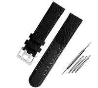 FFHAO Le bracelet en cuir est adapté pour les montres Hamilton Khaki Field H68201993 H7060596. Pour bracelet Seiko avec boucle de 20 mm et 22 mm, 20 mm, Agate