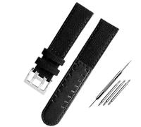 FFHAO Watc Fond en cuir pour montre Hamilton Khaki Field H68201993 H7060596 Bracelet de montre Seiko 20 mm Boucle 22 mm, 20 mm, Agate