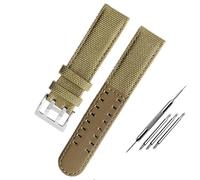 FFHAO Watc Fond en cuir pour montre Hamilton Khaki Field H68201993 H7060596 Bracelet de montre Seiko 20 mm Boucle 22 mm, 22mm, Agate