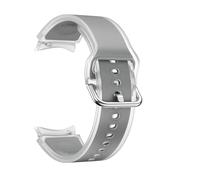 FFHDJL Bracelet d'été de 20 mm pour Samsung Galaxy Watch 7 FE 40 mm Watch 6 Classic 47 mm, accessoire de randonnée pour homme et femme (gris transparent, 5 Pro 45 mm)
