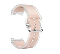 FFHDJL Bracelet d'été de 20 mm pour Samsung Galaxy Watch 7 FE 40 mm Watch 6 Classic 47 mm, accessoire de randonnée pour homme et femme (rose transparent, 20 mm)