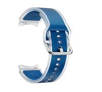 FFHDJL Bracelet d'été de 20 mm pour Samsung Galaxy Watch 7 FE 40 mm Watch 6 Classic 47 mm, accessoire de randonnée pour homme et femme (cyan transparent, 20 mm)