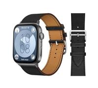 FFHDJL Bracelet rétro en cuir de vachette italien pour Huawei Watch Fit 3, bracelet de rechange rapide Correa pour montre Huawei Fit 3 Fit 2 (noir B02, Fit 3)