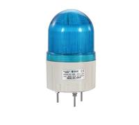FFHDJL - Lampe d'alerte LED SV-JS80 avec buzzer 12 V/24 V/220 V stroboscopique d'avertissement rouge/vert/bleu/jaune petite lumière de tour étanche (buzzer bleu DC12V)