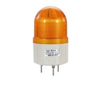 FFHDJL - Lampe d'alerte LED SV-JS80 avec buzzer 12 V/24 V/220 V stroboscopique d'avertissement rouge/vert/bleu/jaune petite lumière de tour étanche (buzzer jaune DC24V)