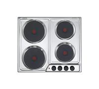 Delonghi Ffi46Er Piano De Cuisson Électrique 4 Brûleurs Électriques 60 Cm Inox