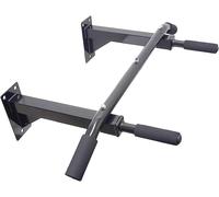 FFITNESS Barre De Traction Multifonction Mural Multiprise Noir, 90 x 50 x 18 cm