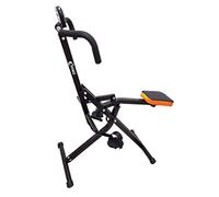 Ffitness FLTBC300 Total Power Body Crunch Appareil multifonction avec écran LCD, fitness à la maison, pour pectoraux, fessiers, abdominaux, jambes et bras, noir