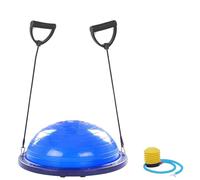 FFitness , Half Ball with Rope Unisexe Adulte, Bleu (Bleu), Taille Unique