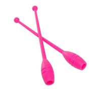FFitness Lot de 2 Clubs de Gymnastique Rythmique 36 cm Modèle Non Encastrable Bâtons Équipement Technique pour Entraînement et Exercices Gymnastique Artistique Danse