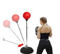 FFitness POINCHING Ball Boxe RÉGLABLE pour Adultes | Stand Speed Ball Boule DE POINSAGE Sac DE Terre Boxe