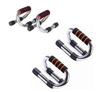 FFitness Push Up Stands Unisexe Adulte, Orange, Unique