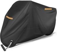 ffLilee Housses de Moto pour Honda Scooter PCX 125,Couverture Bâche Moto Soleil Respirant Imperméable Exterieur Protection Accessoires,A-Black-XL