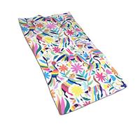 FFLSDR Serviette de Bain Mexicain Otomi Animaux Serviette De Plage Ultra Durable Hôtel Serviettes Salle De Bains Voyage Gant De Toilette Serviette De Visage 40 X 70 cm