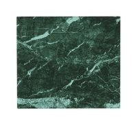 FFLSDR Tapis de séchage de Vaisselle, Tapis d'égouttoir Absorbant en marbre Vert foncé Tapis d'évier 41X46 CM
