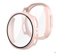 FFO2World Coque protectrice avec film pour Samsung Galaxy Watch 8 44mm - Étui rigide intégral - Couleur Rose