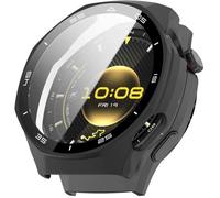 FFO2World Étui de protection rigide avec cadre et échelle pour HUAWEI WATCH GT6 Pro 46 mm - Protection intégrale - Noir