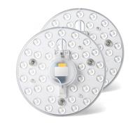 FfOcco Panneau annulaire LED 60W 50W 36W 24W 18W 12W, Panneau de Plafond Rond, Panneau de Lampe Circulaire AC 220V 230V 240V (Color : Round 24W 220V, Size : Cold White)